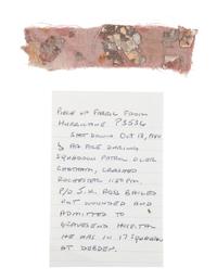 [WWII]. Salvage piece from B-17 My Gal Sal, plus.