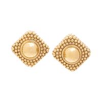YELLOW GOLD EARCLIPS