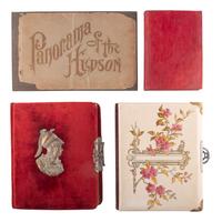 [PHOTOGRAPHY]. A group of 2 works and 2 albums containing miscellaneous photography, including: