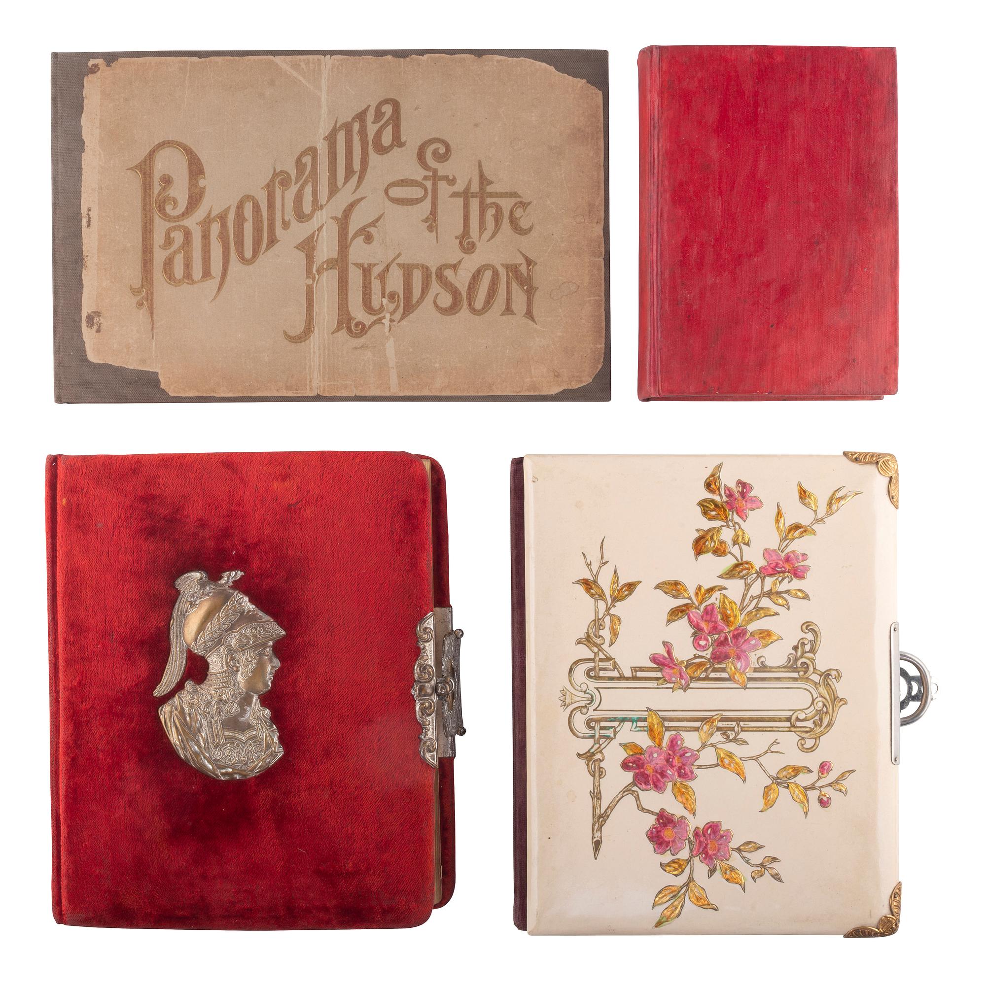 [PHOTOGRAPHY]. A group of 2 works and 2 albums containing miscellaneous photography, including: