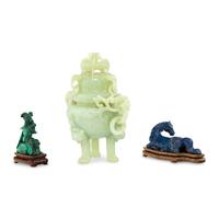 Three Chinese Precious Stone Carvings