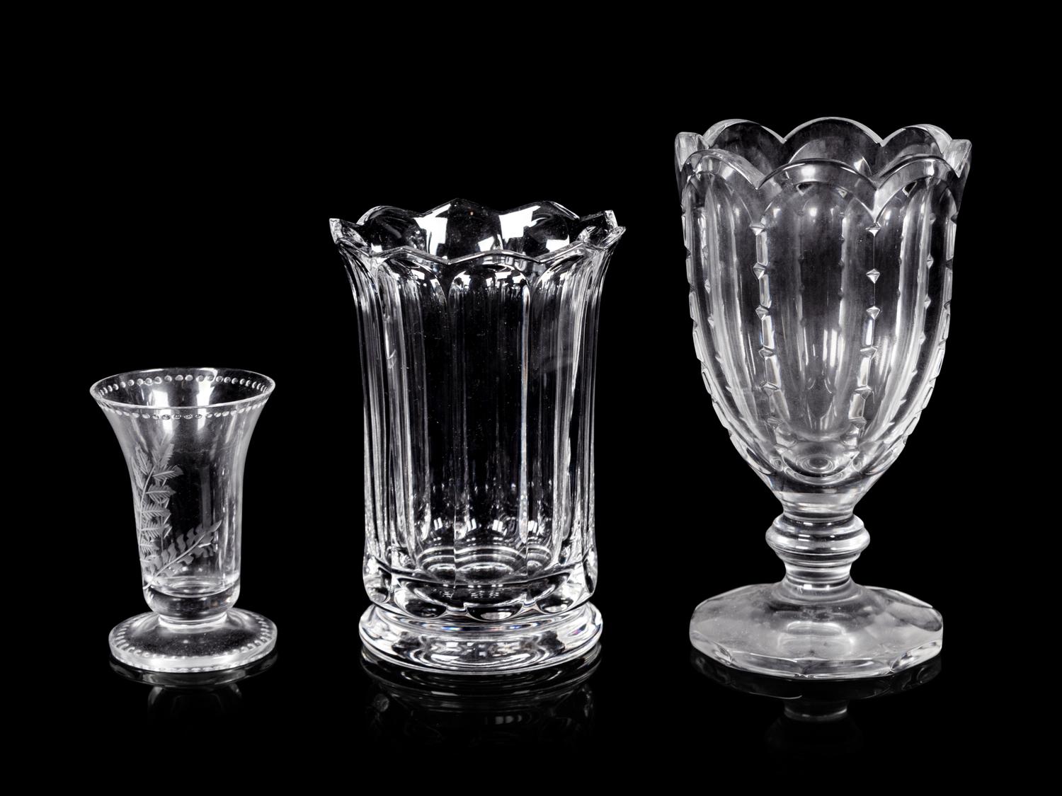 Three William Yeoward Glass Articles