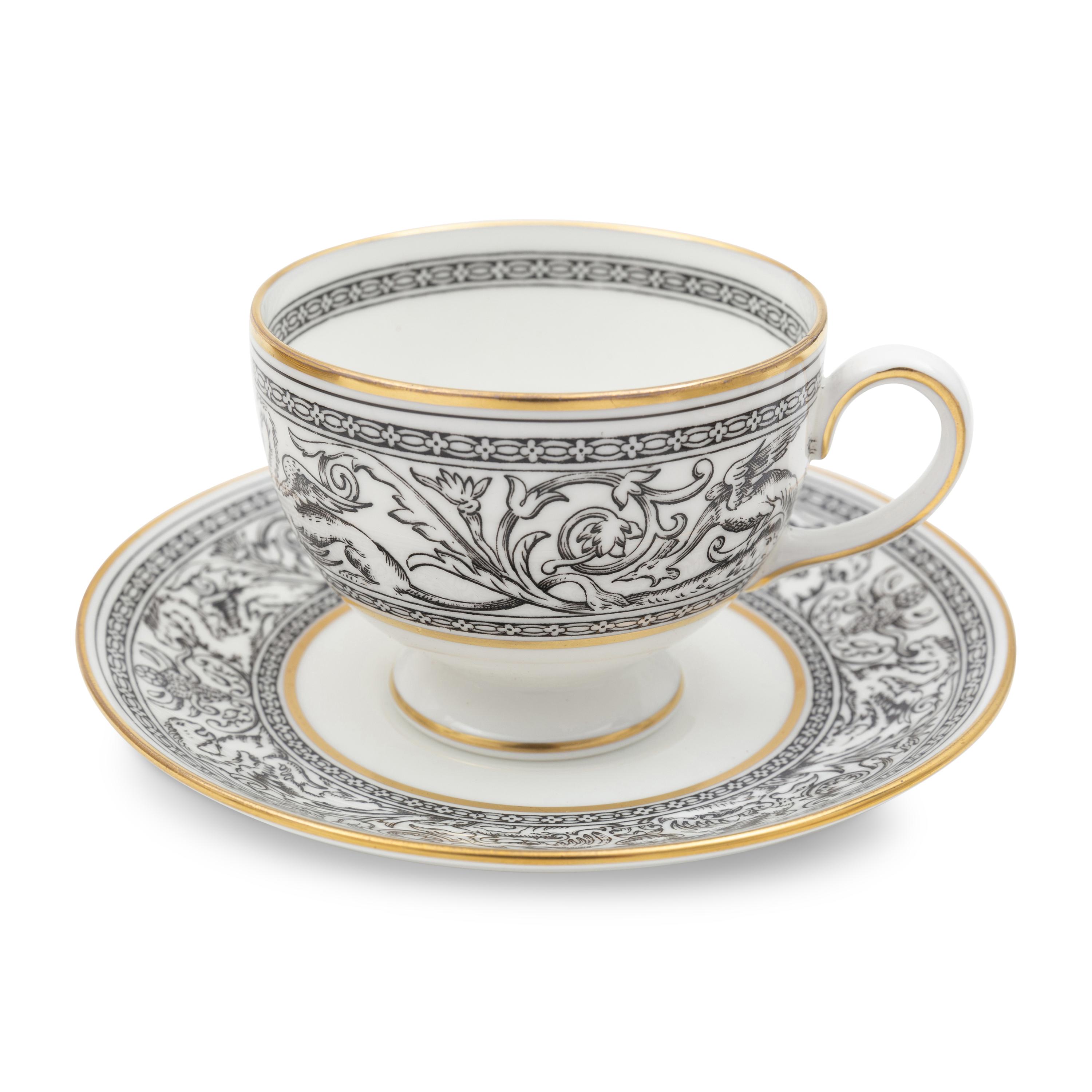 A Wedgwood Florentine Porcelain Dinner Service