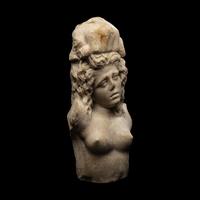 A Roman Marble Fragment with a Female Figure