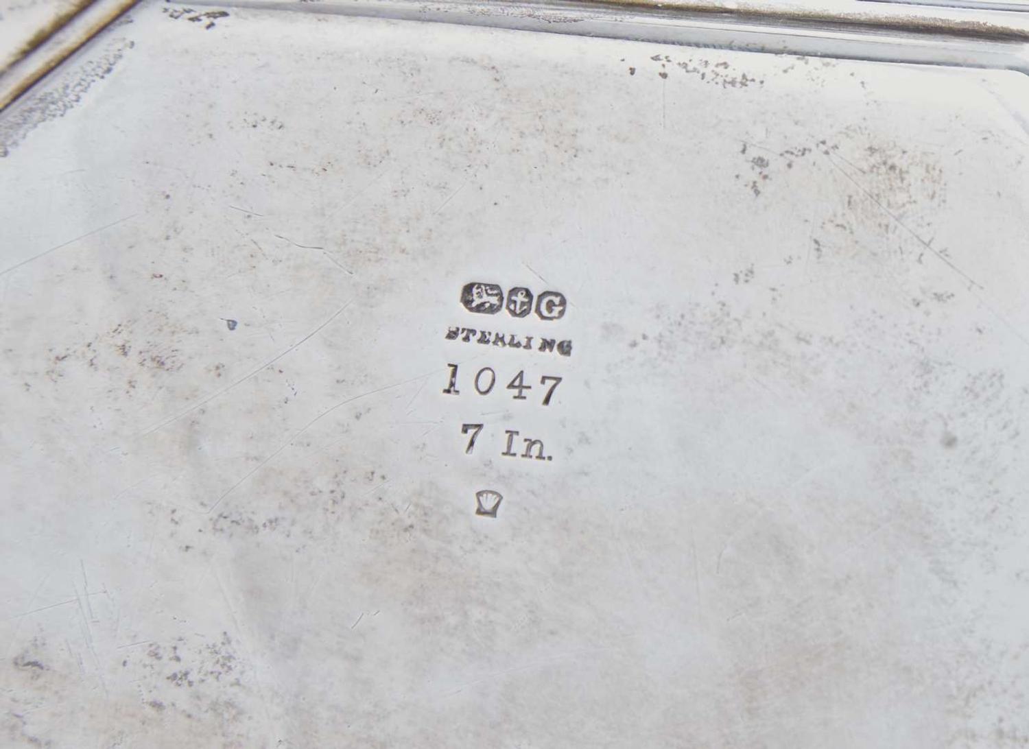 Two sterling silver trays, Gorham Mfg. Co., Providence, RI and Black, Starr & Frost, New York, NY, 1848-1865 and circa 1890, respectively