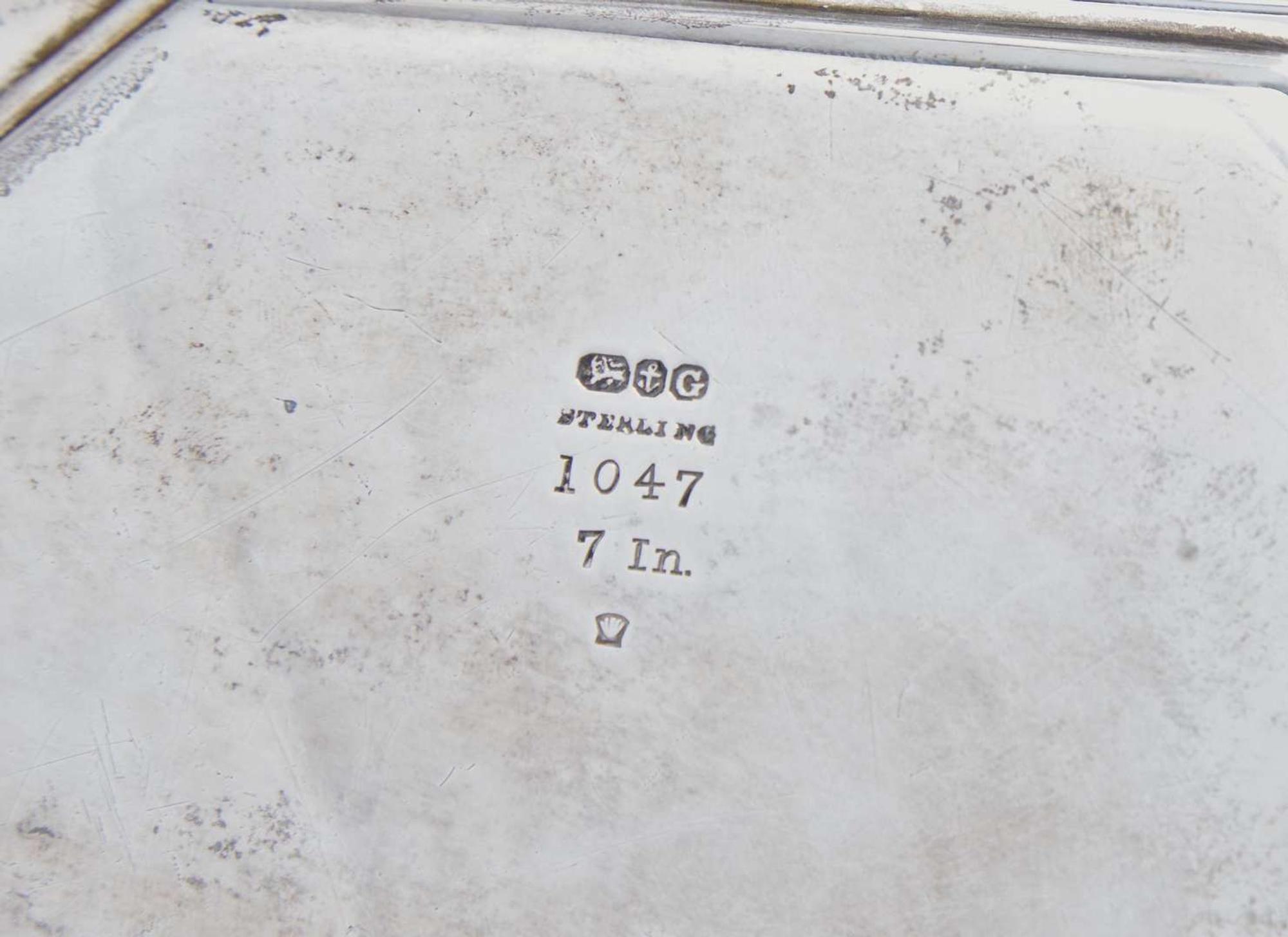 Two sterling silver trays, Gorham Mfg. Co., Providence, RI and Black, Starr & Frost, New York, NY, 1848-1865 and circa 1890, respectively
