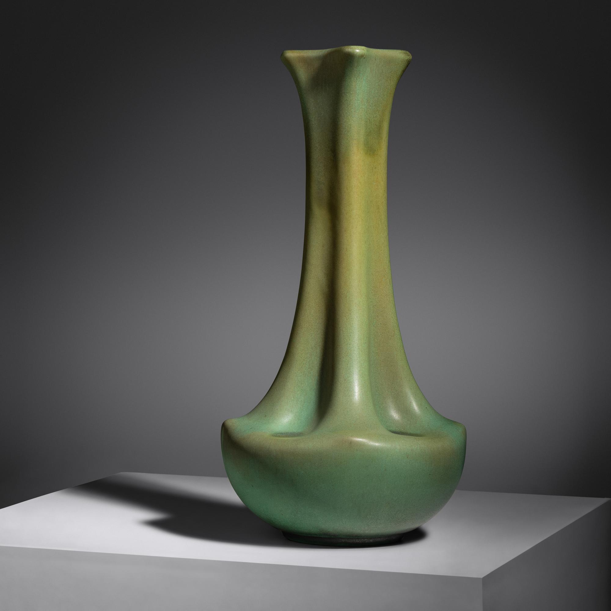 Tall Vase, model 182, c. 1910 Teco, USA