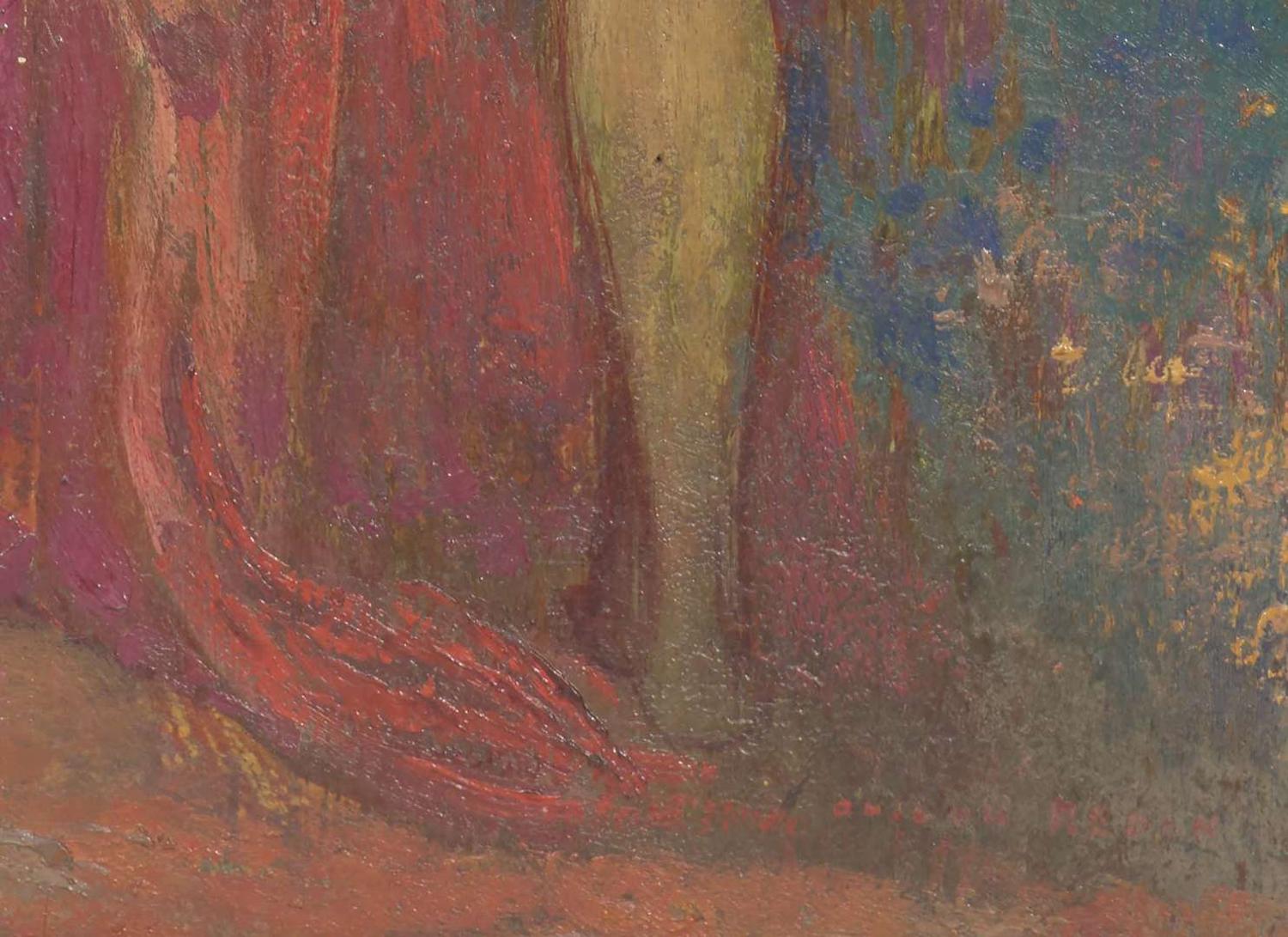 Odilon Redon (French, 1840-1916) - Œdipe au Jardin des Illusions