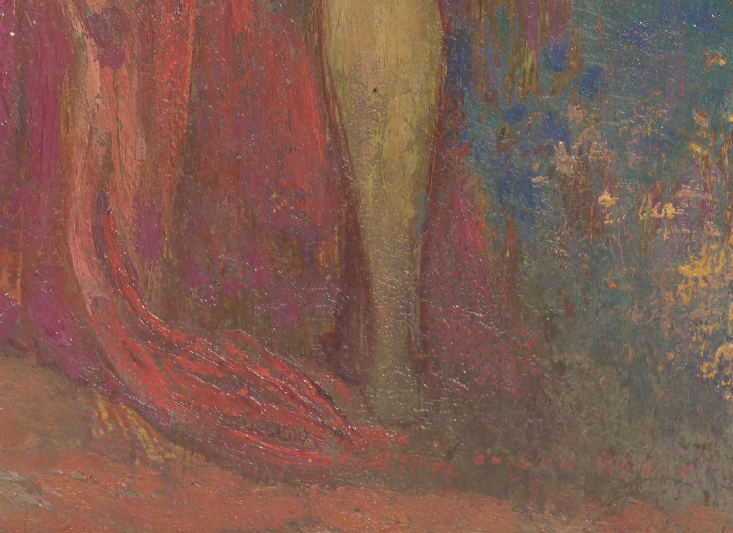 Odilon Redon (French, 1840-1916) - Œdipe au Jardin des Illusions