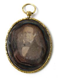 [Daguerreotypes] Pair of Daguerreian Lockets on Chain