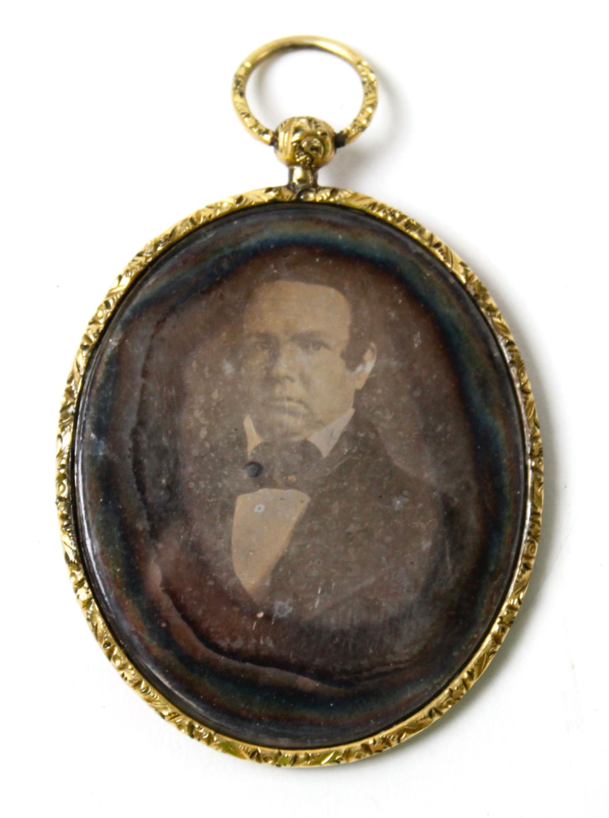 [Daguerreotypes] Pair of Daguerreian Lockets on Chain