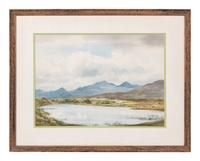 Mountain Landscape with Pond