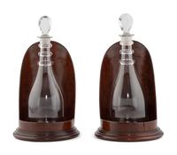 A Pair of George III Mahogany Sideboard Decanter Coasters