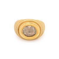 CHRISTOPHER WALLING, YELLOW GOLD AND DIAMOND RING