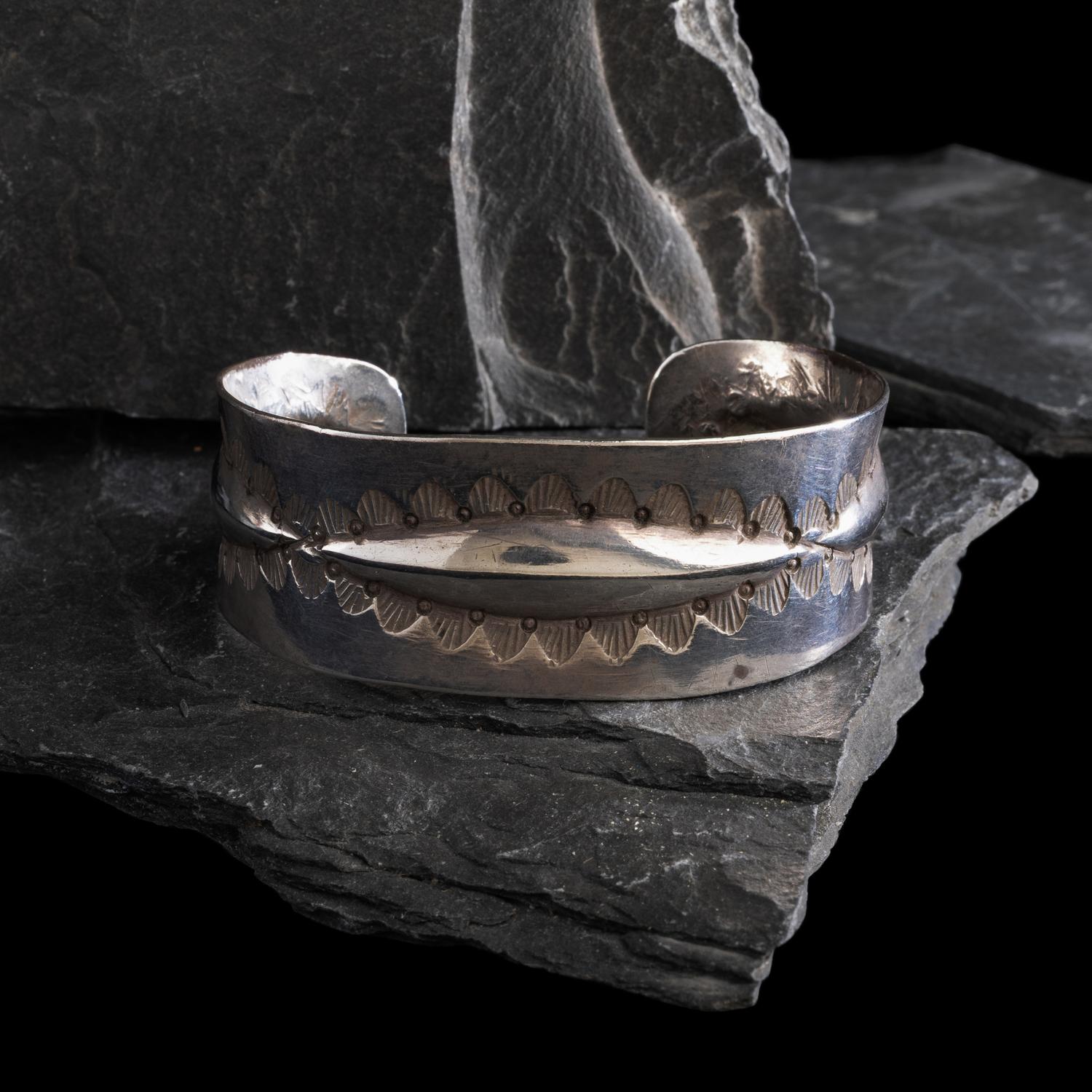 Early Navajo Ingot Cuff Bracelet
