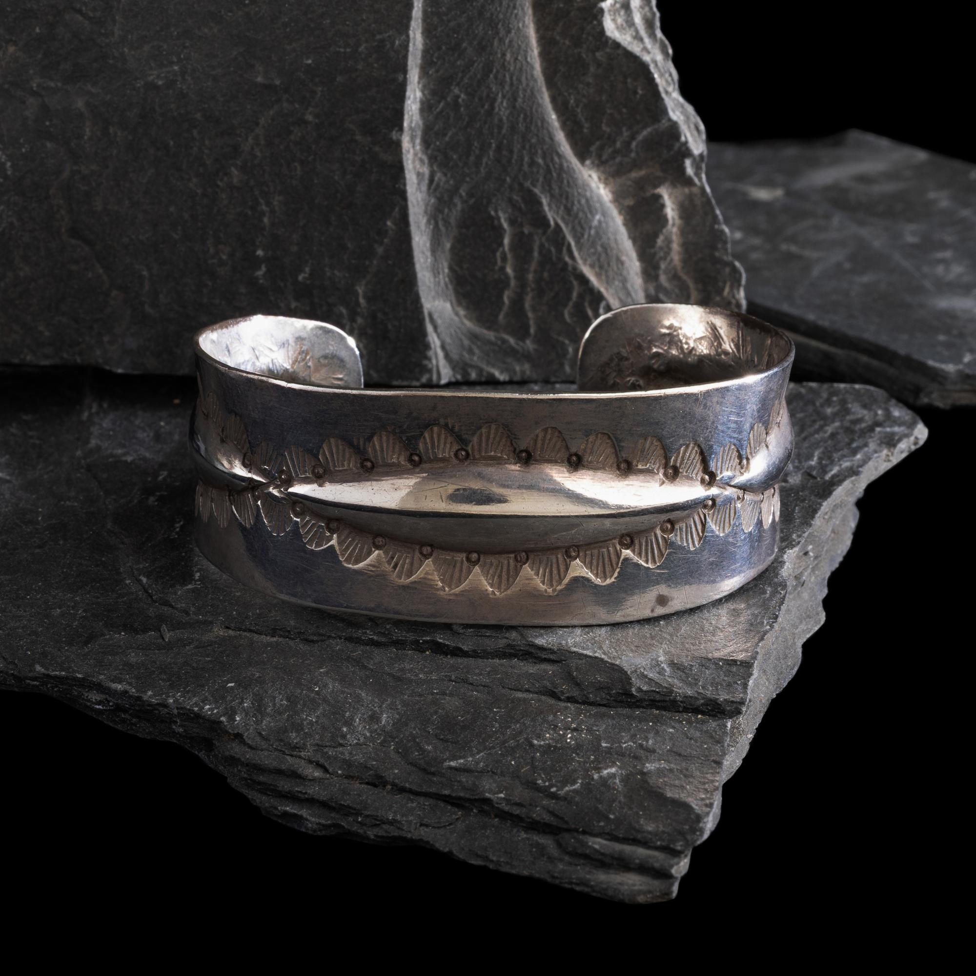 Early Navajo Ingot Cuff Bracelet