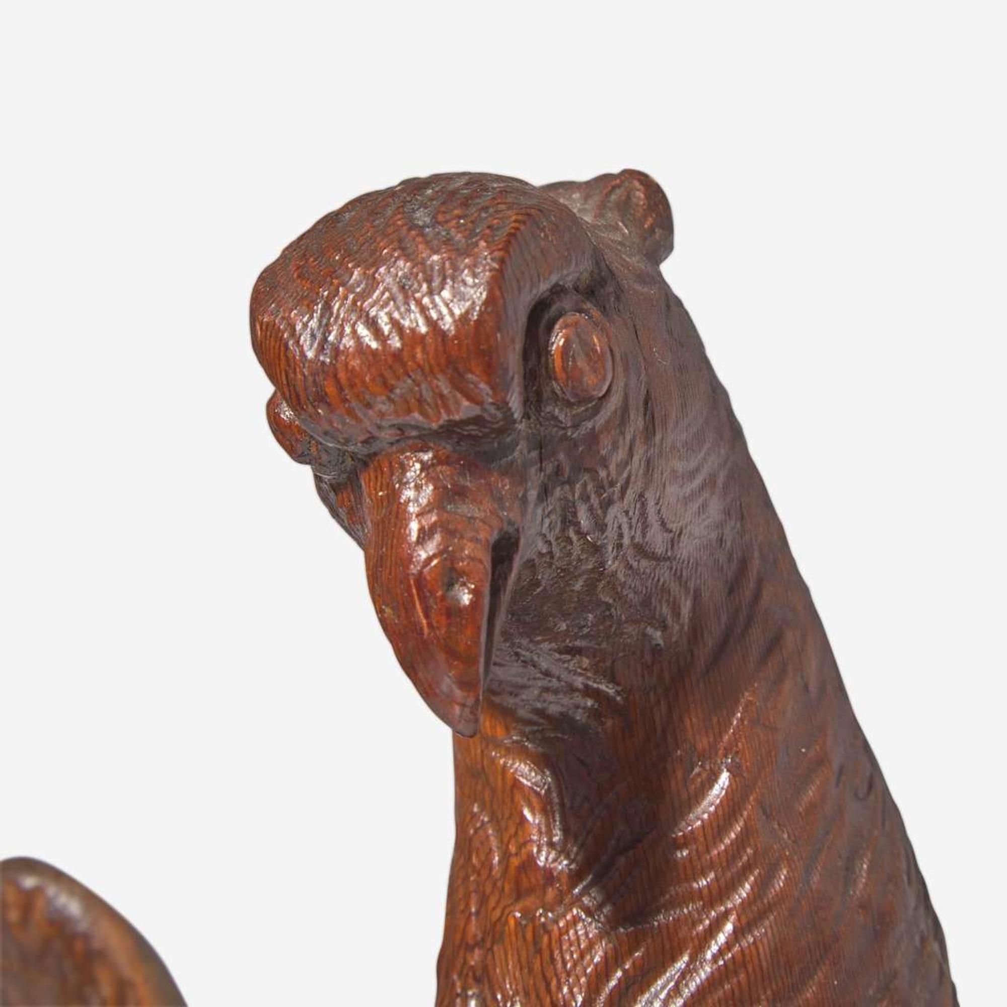 A Georgian carved pine eagle finial or cartouche English, 18th century