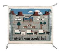 Navajo Pictorial Sampler, "God Bless Our Home"