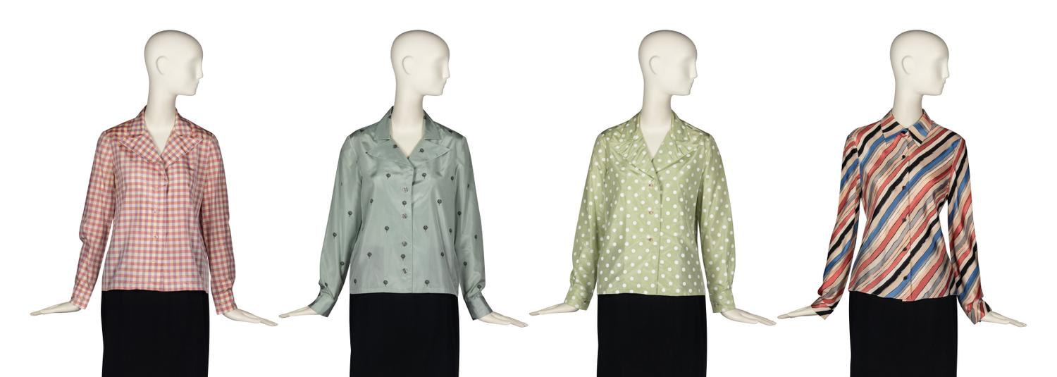 Four Geoffrey Beene Blouses