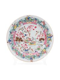 A Famille Rose Porcelain Charger