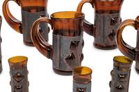Set of Eight Mugs and Six Cups