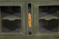 A French or Italian Painted Vitrine Cabinet