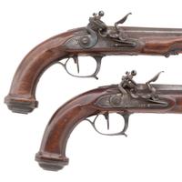 Pair of French Flintlock Coat Pistols by Augustin Merley-Duon