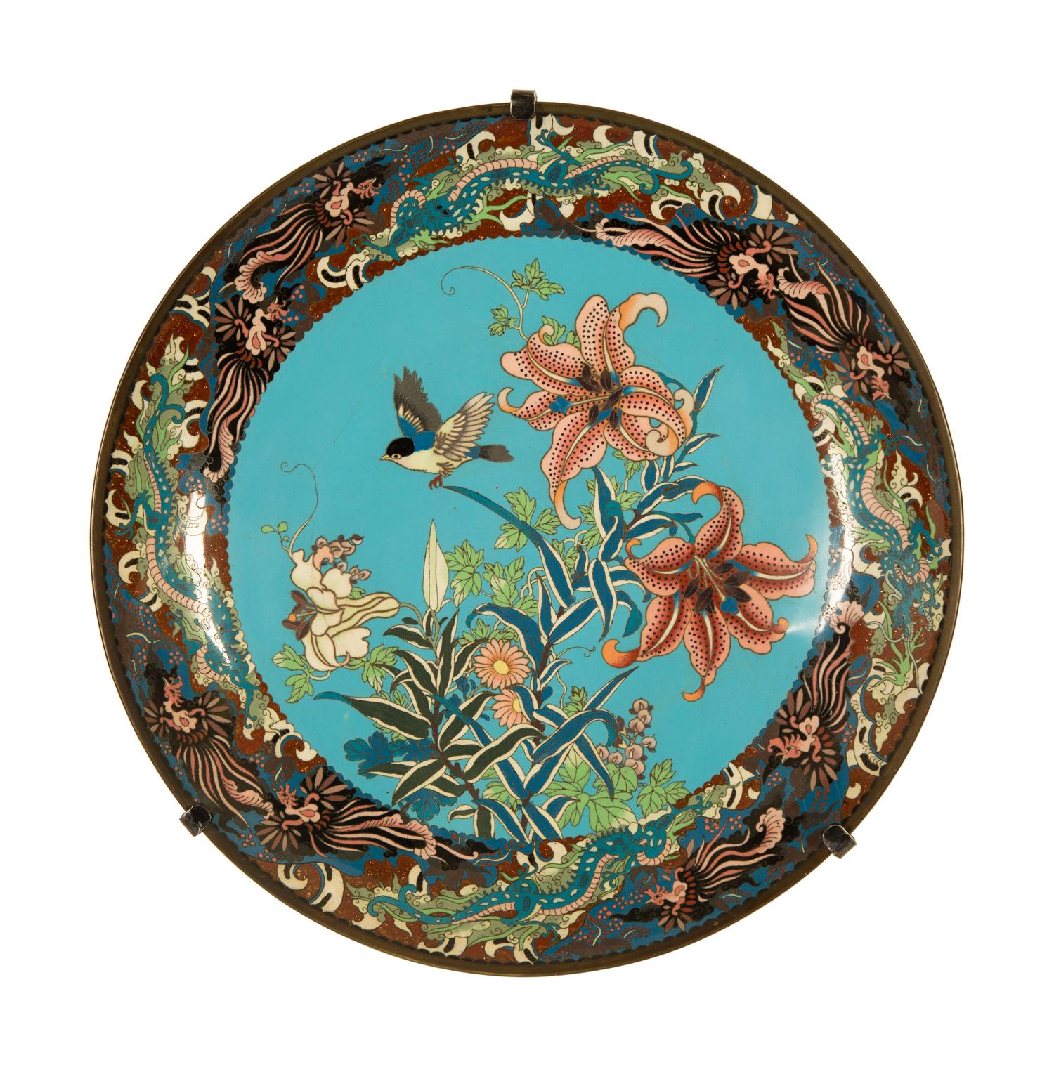 A Chinese Cloisonne Charger