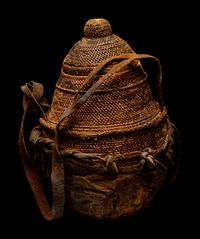 Eleven Oceanic and African Drums, Baskets, and Tools