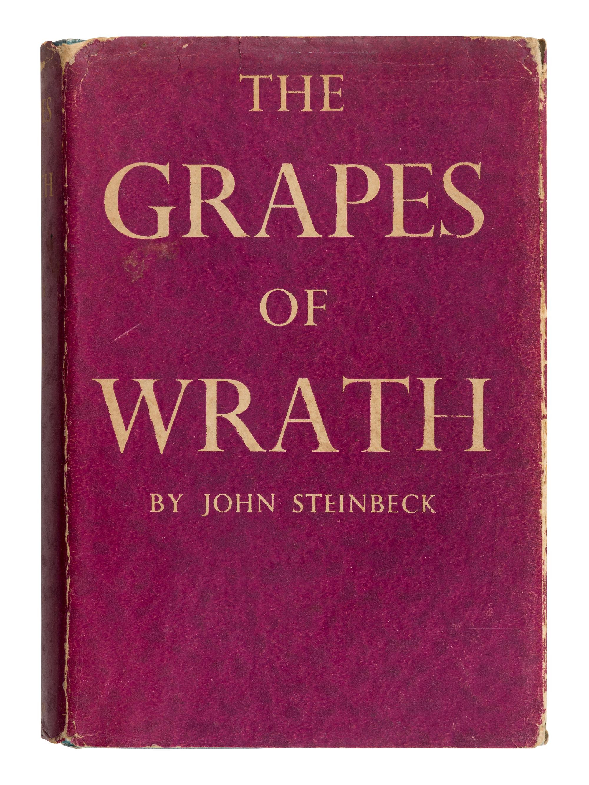 STEINBECK, John (1902-1968). The Grapes of Wrath . London and Toronto: William Heinemann Ltd., [1939].