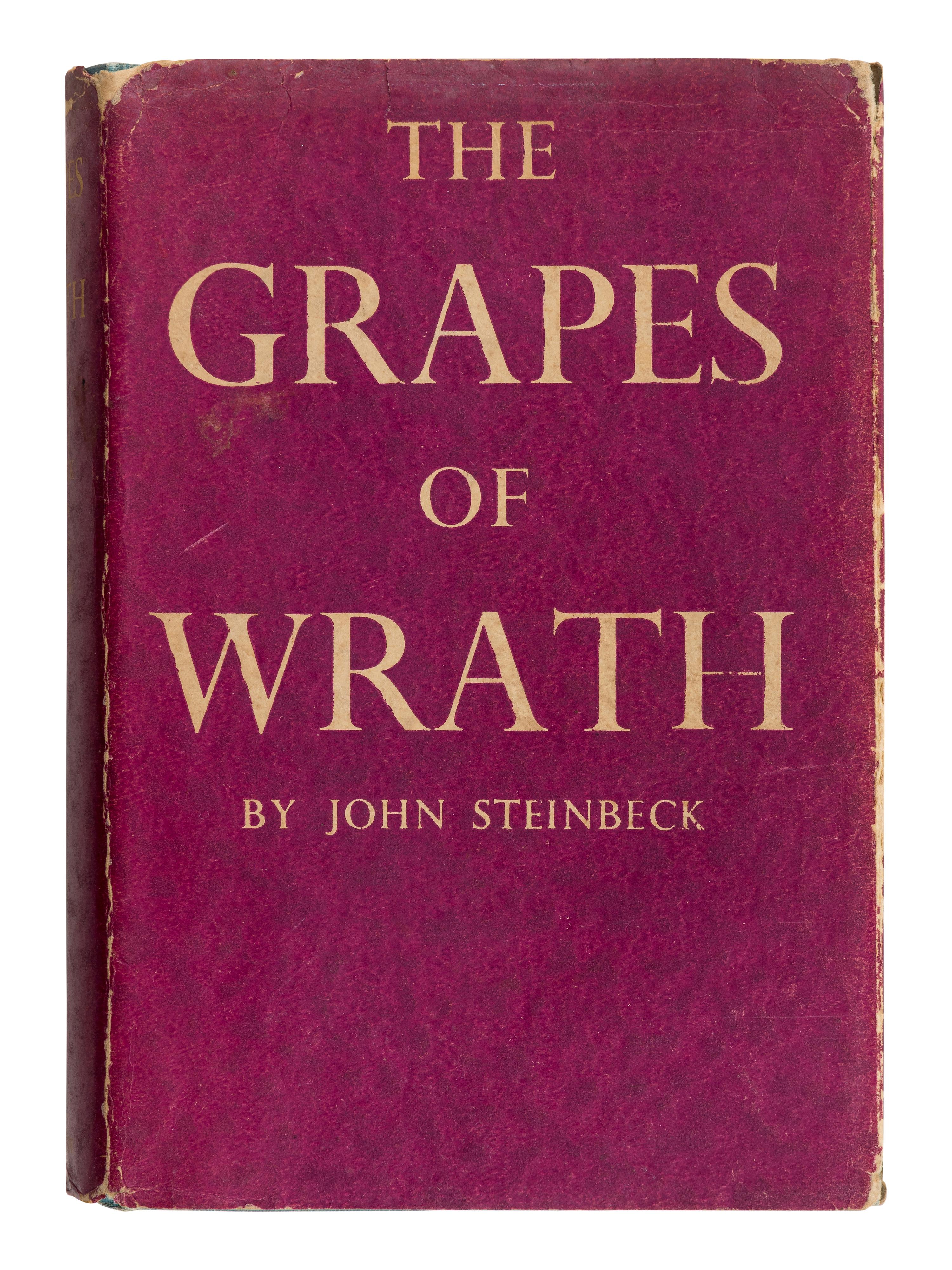 STEINBECK, John (1902-1968). The Grapes of Wrath . London and Toronto: William Heinemann Ltd., [1939].