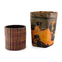 Two Wastepaper Baskets