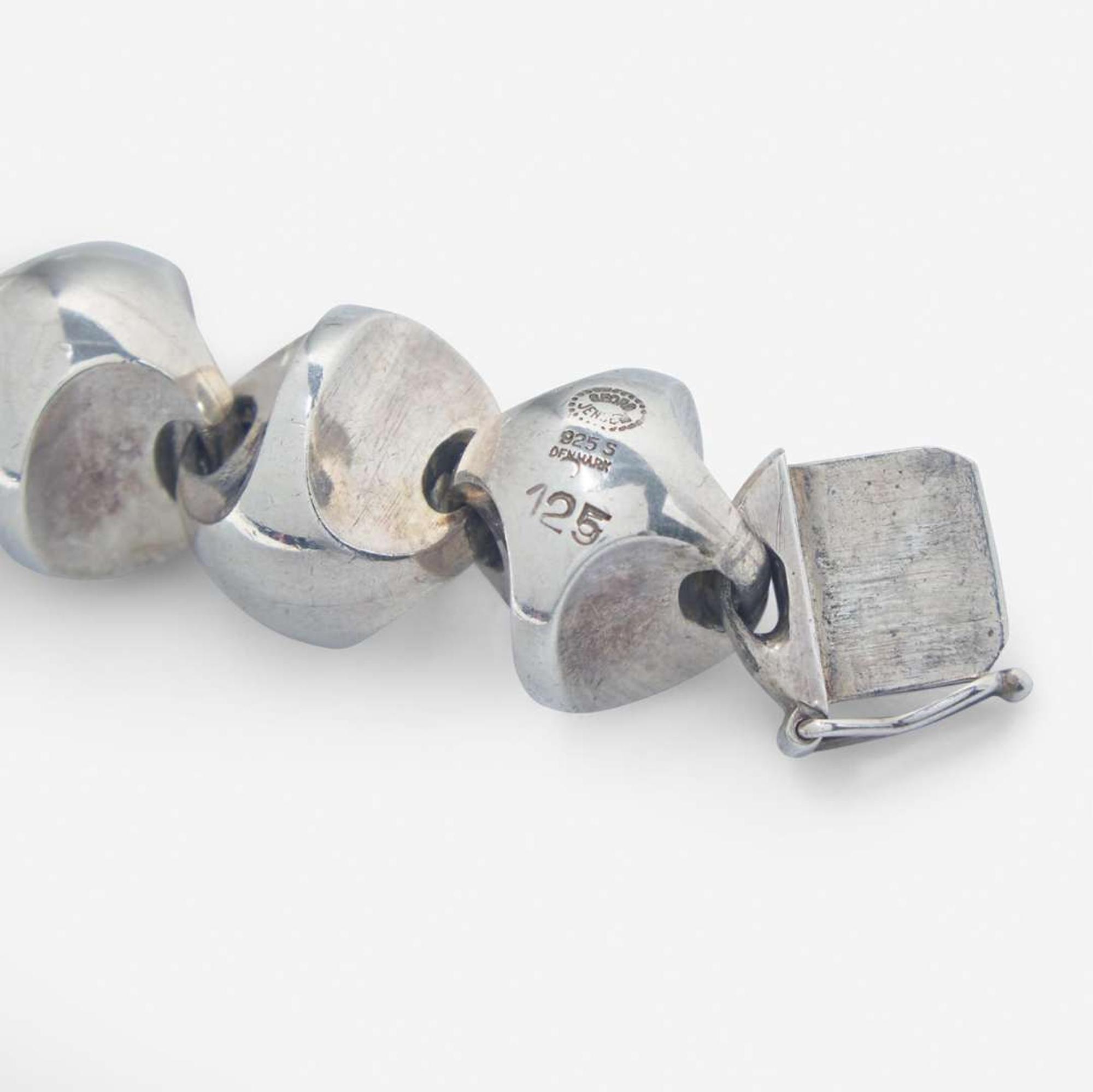 Flemming Eskildsen (Danish, b. 1936) Necklace and Bracelet, Georg Jensen, Denmark, circa 1960s