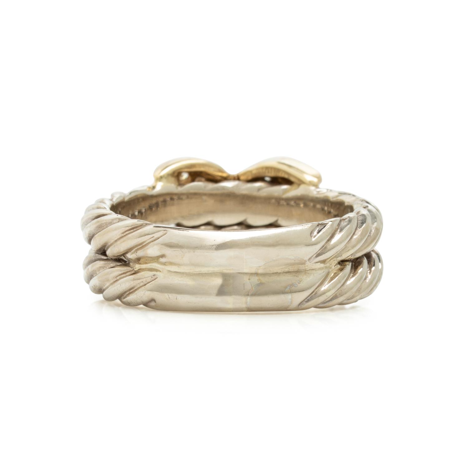Bicolor Gold and Diamond Ring