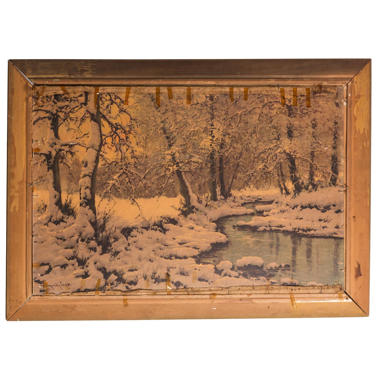 Exceptional William Henry Harrison 1840 Great Harrison BBQ Folk Art Campaign Banner