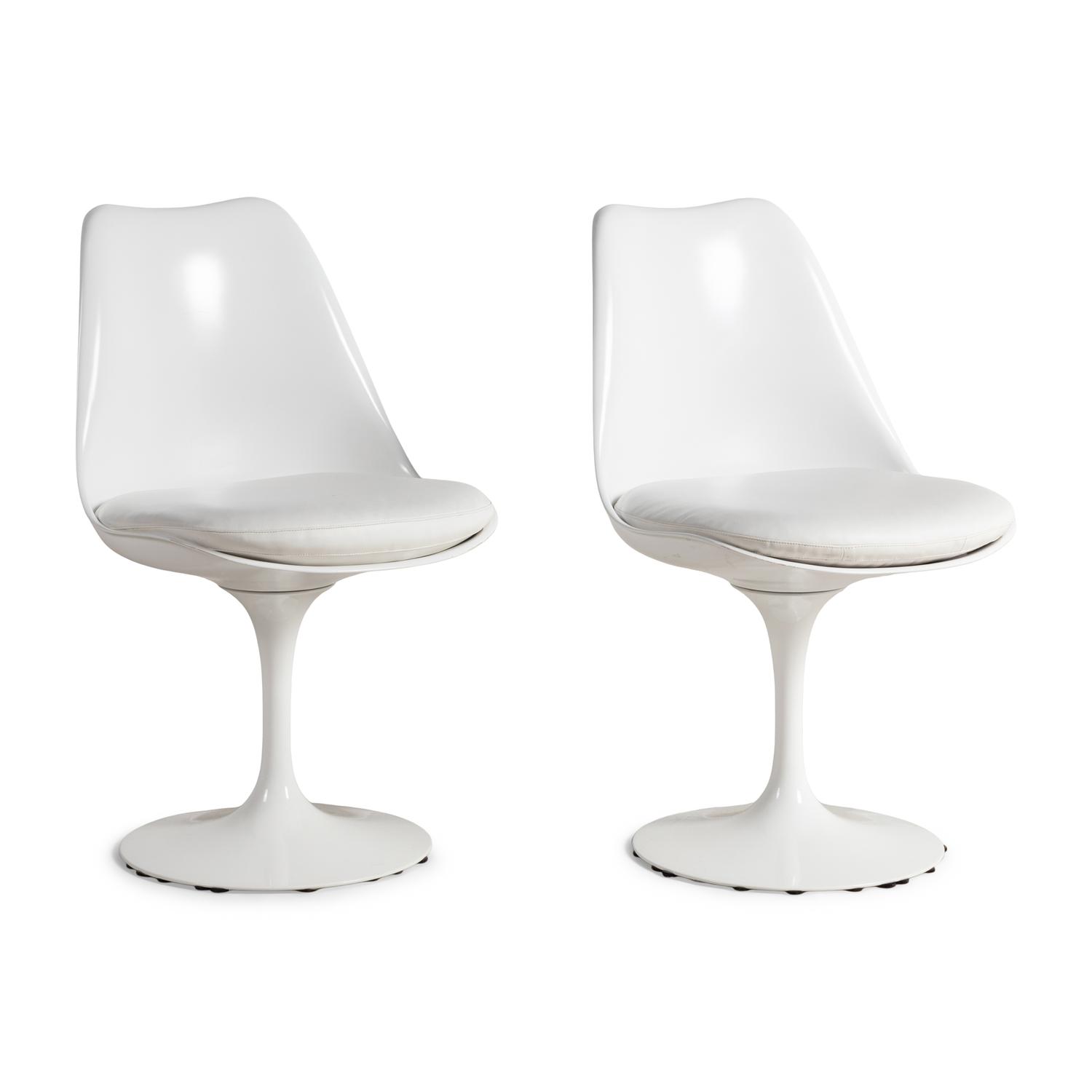 Two Tulip Dining Chairs Knoll, USA
