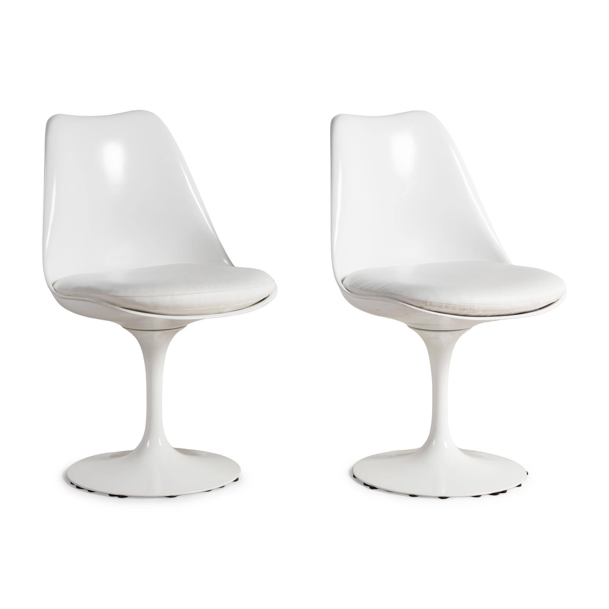 Two Tulip Dining Chairs Knoll, USA