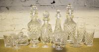 An Extensive Waterford Cut Glass Table Service Height of tallest 13 inches.