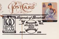 A Collection of 24 Legends of Baseball First Day of Issue Perez Steele Postcards,