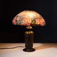 Rose Blossom table lamp, model #6688