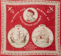 COLUMBUS, Christopher (1451-1506). In Honor and Memory of Christopher Columbus: The 400th Anniversary of the Discovery of America. N.p., 1892.