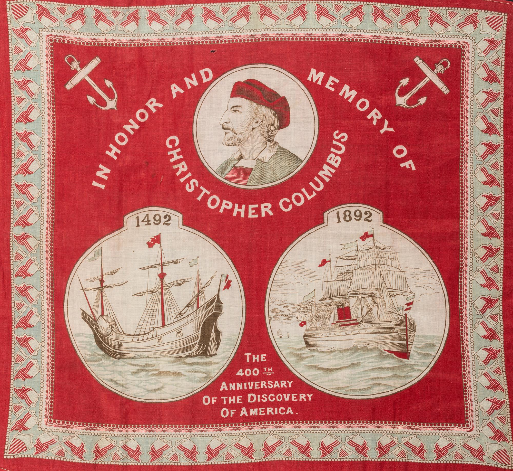 COLUMBUS, Christopher (1451-1506). In Honor and Memory of Christopher Columbus: The 400th Anniversary of the Discovery of America. N.p., 1892.