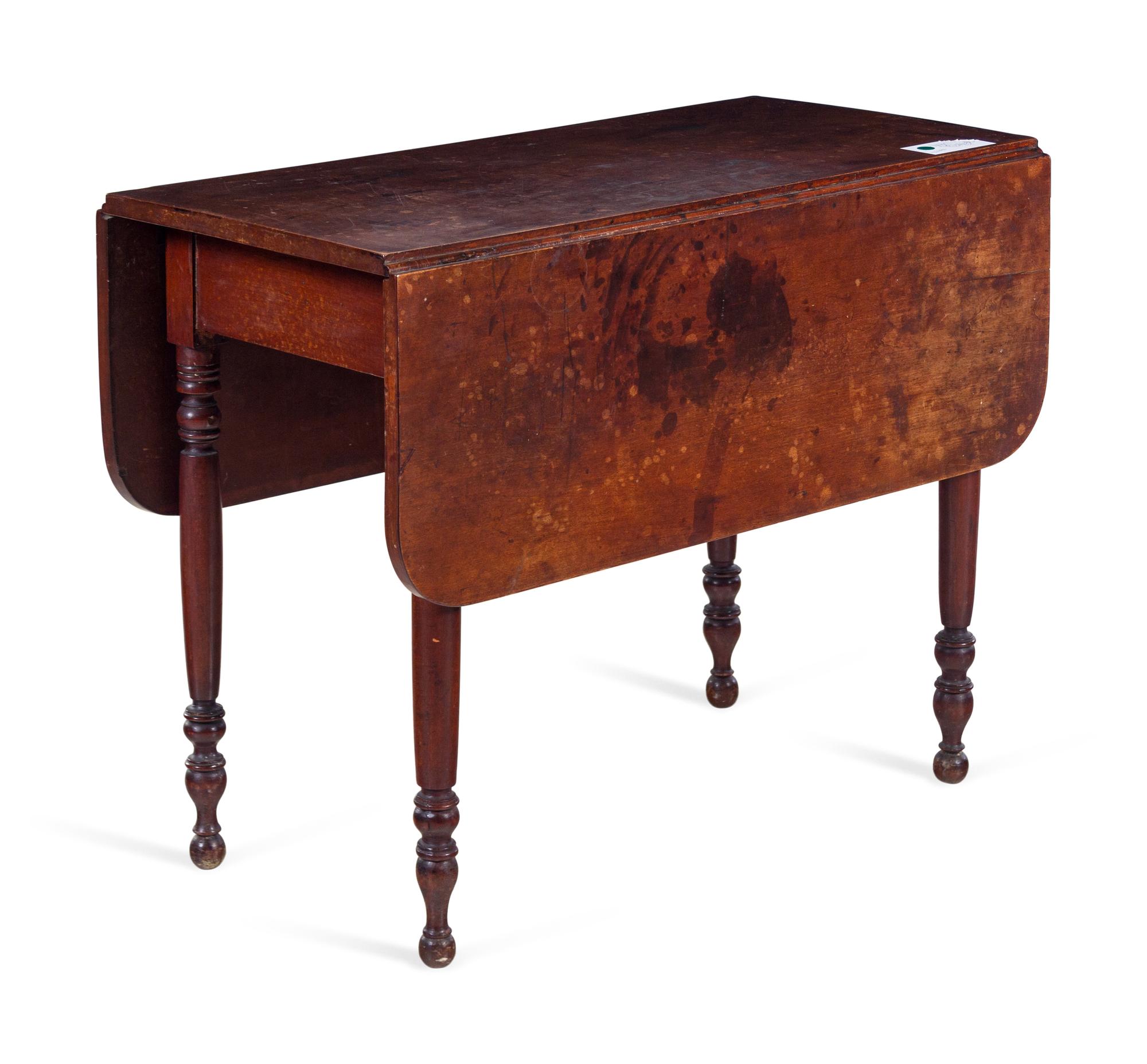 An American Cherry Drop-Leaf Table