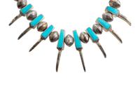 Navajo Silver and Turquoise Necklaces