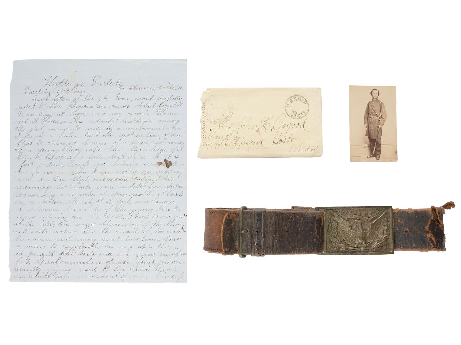 [CIVIL WAR]. Archive attributed to Josiah Alonzo Osgood, 24th and 47th Massachusetts Infantries.