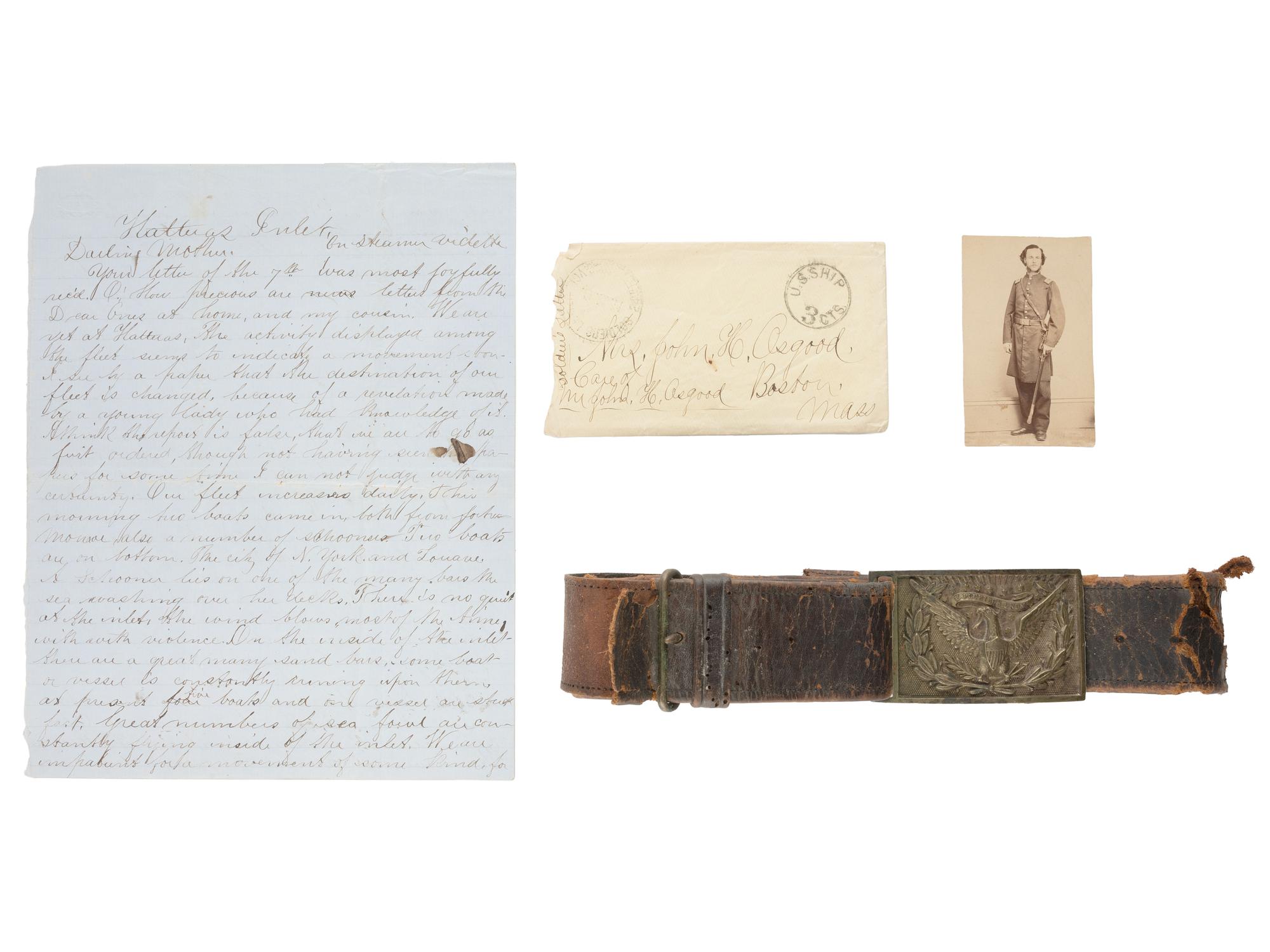 [CIVIL WAR]. Archive attributed to Josiah Alonzo Osgood, 24th and 47th Massachusetts Infantries.
