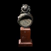 A Roman Bronze Silenus Applique
