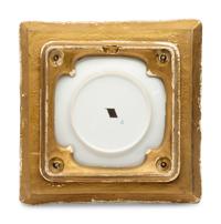 A Vienna Style Porcelain Charger in a Composite Frame