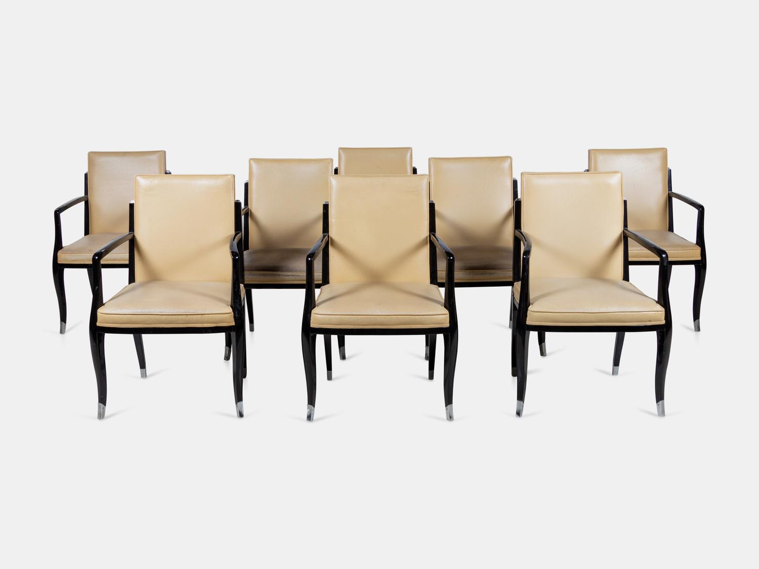 Set of Eight Dining Chairs Interior Crafts, USA