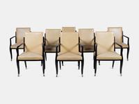 Set of Eight Dining Chairs Interior Crafts, USA